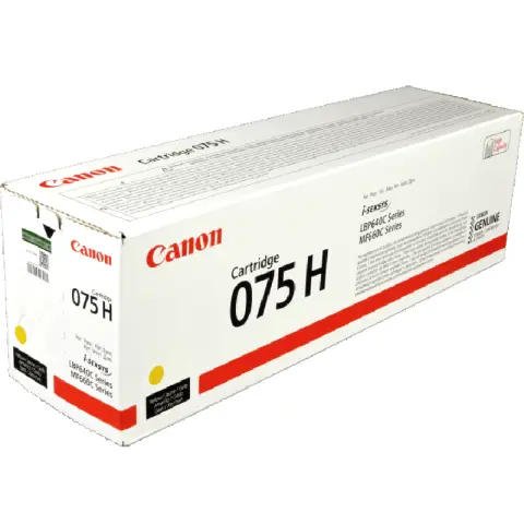 Toner Canon 075H / CRG-075HY Yellow do drukarek (Oryginalny) [2.5k]